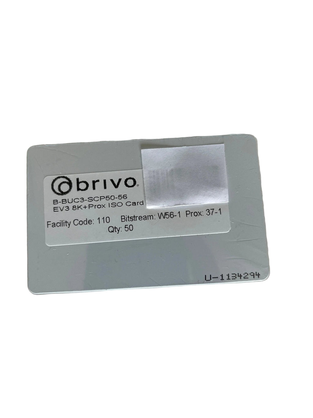 Brivo B-BUC3-56-SCP50 dual-technology credential card
