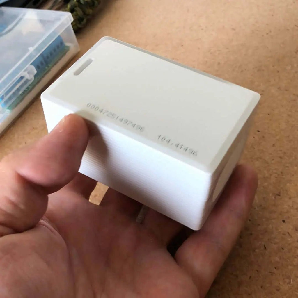 Rosslare EM clamshell proximity access card alternate view